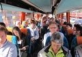 1_Depart des 50 participants en car de la Stationsplein Grammont